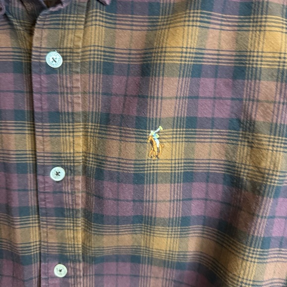 Polo by Ralph Lauren Men's Multicolor Plaid Shirt - Picture 3 of 10